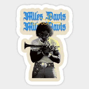 Classic Sax Miles Davis Sticker